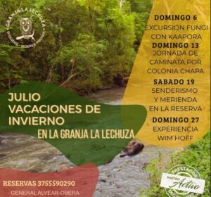 Vacaciones de invierno en Granja La Lechuza