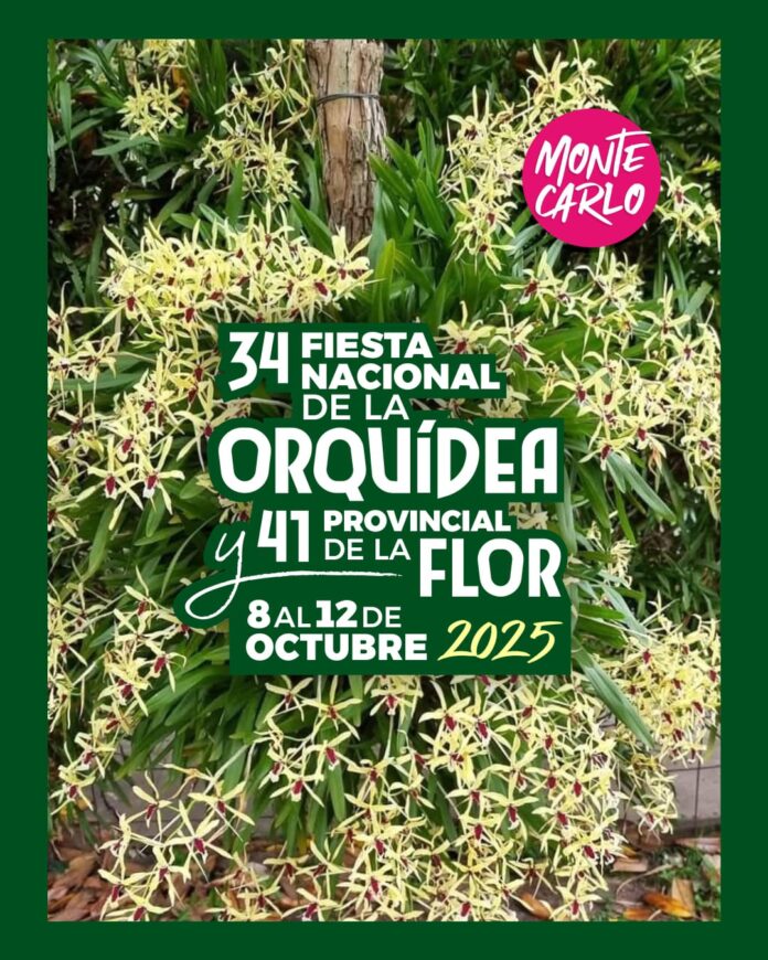 Montecarlo ultima detalles para recibir a la 34ª Fiesta Nacional de la Orquídea y la 41ª Fiesta Provincial de la Flor