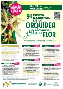 Montecarlo florece: llega la 34ª Fiesta Nacional de la Orquídea y la 41ª Fiesta Provincial de la Flor
