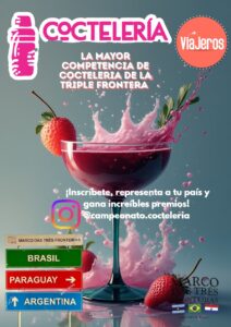 Sabor, técnica y cultura: llega a Foz do Iguaçu el Campeonato Internacional de Coctelería