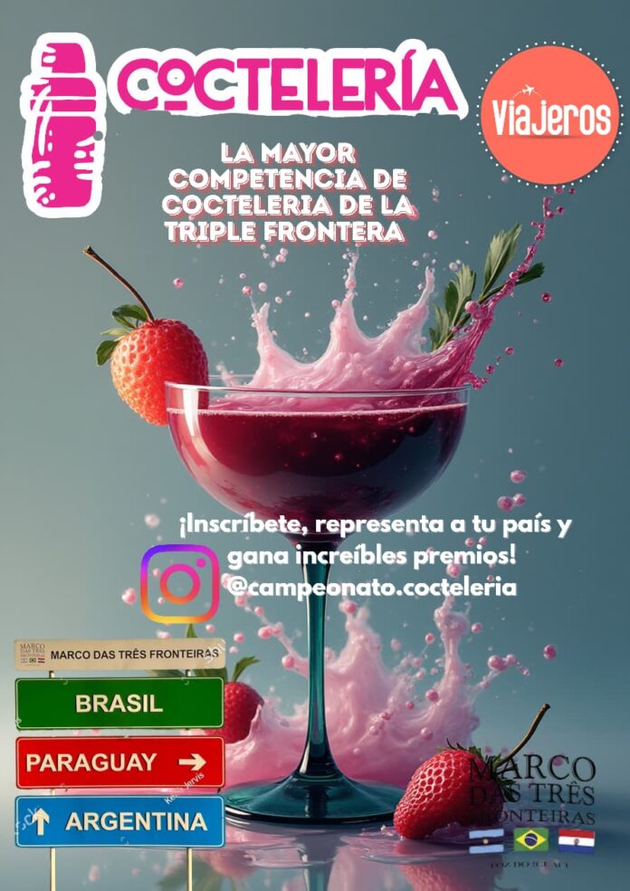 Sabor, técnica y cultura: llega a Foz do Iguaçu el Campeonato Internacional de Coctelería