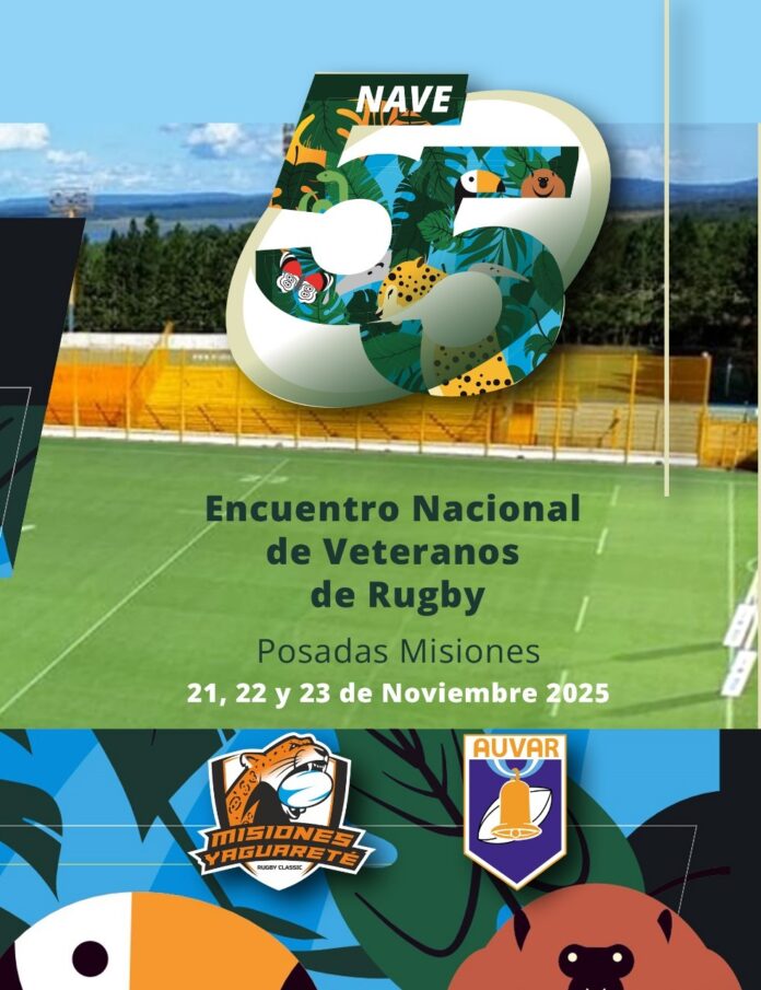 Posadas se prepara para recibir a más de 1.500 jugadores en el Encuentro Nacional de Veteranos de Rugby