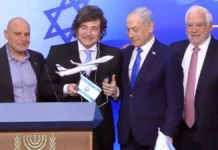 Javier Milei lanzó formalmente la ruta Tel Aviv-Buenos Aires